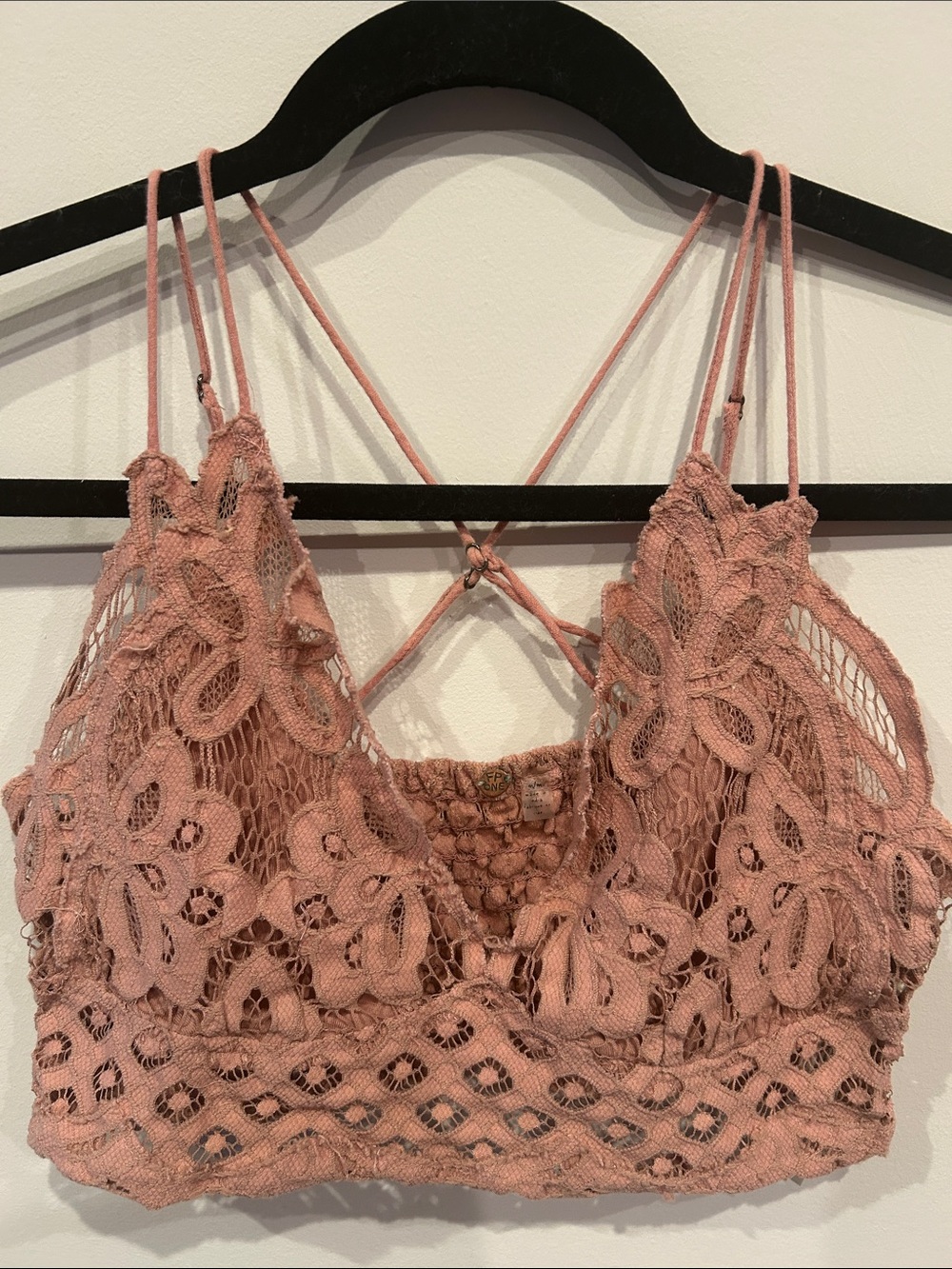 Free people Adella Bralette in Dusty Rose